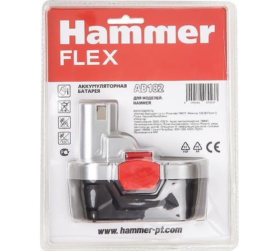 Аккумулятор Flex AB182 (18 В; 1.2 Ач) для Flex ACD182 HAMMER 36164