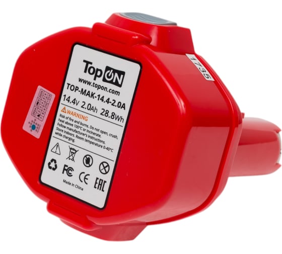 Аккумулятор для Makita TopOn 14.4V 2.0Ah Lithium+ (Li-ion) PN: 192699-A TOP-MAK-14.4-2.0A