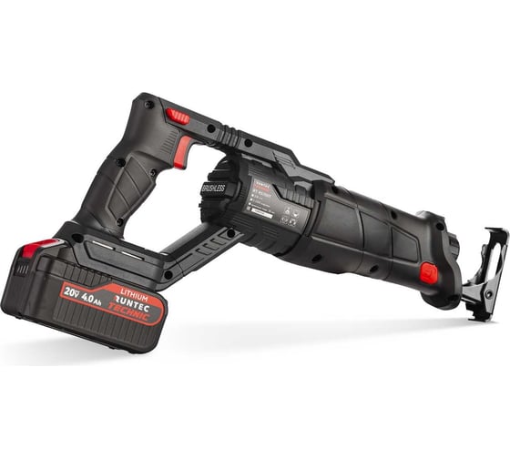 Сабельная аккумуляторная пила RUNTEC TECHNIC 20 В, 2x4 Ач, 700 Вт RT-RS700T