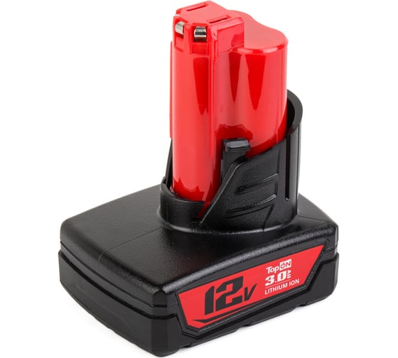 Аккумулятор для Milwaukee TopOn 12 V 3.0 Ah (Li-Ion) PN: 48-11-2401 TOP-MIL-12-3.0