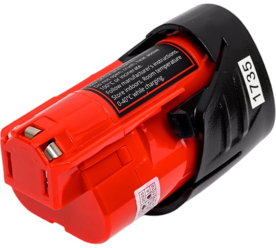 Аккумулятор для Milwaukee TopOn 12 V, 1.5 Ah, (Li-Ion) PN: 48-11-2401 TOP-MIL-12-1.5