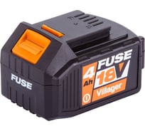 Аккумулятор Villager FUSE 18V 4.0A hli-ion с индикатором заряда 056371