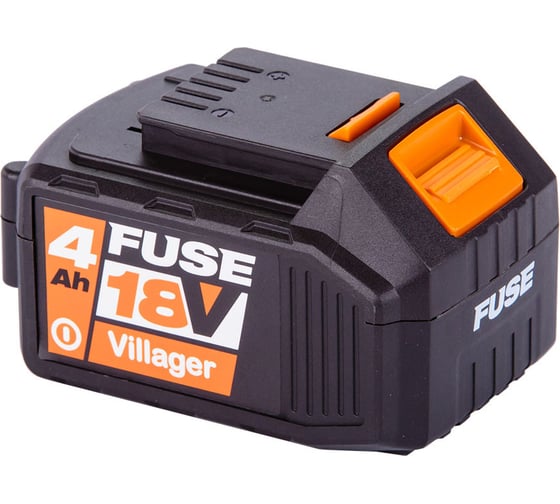 Аккумулятор Villager FUSE 18V 4.0A hli-ion с индикатором заряда 056371