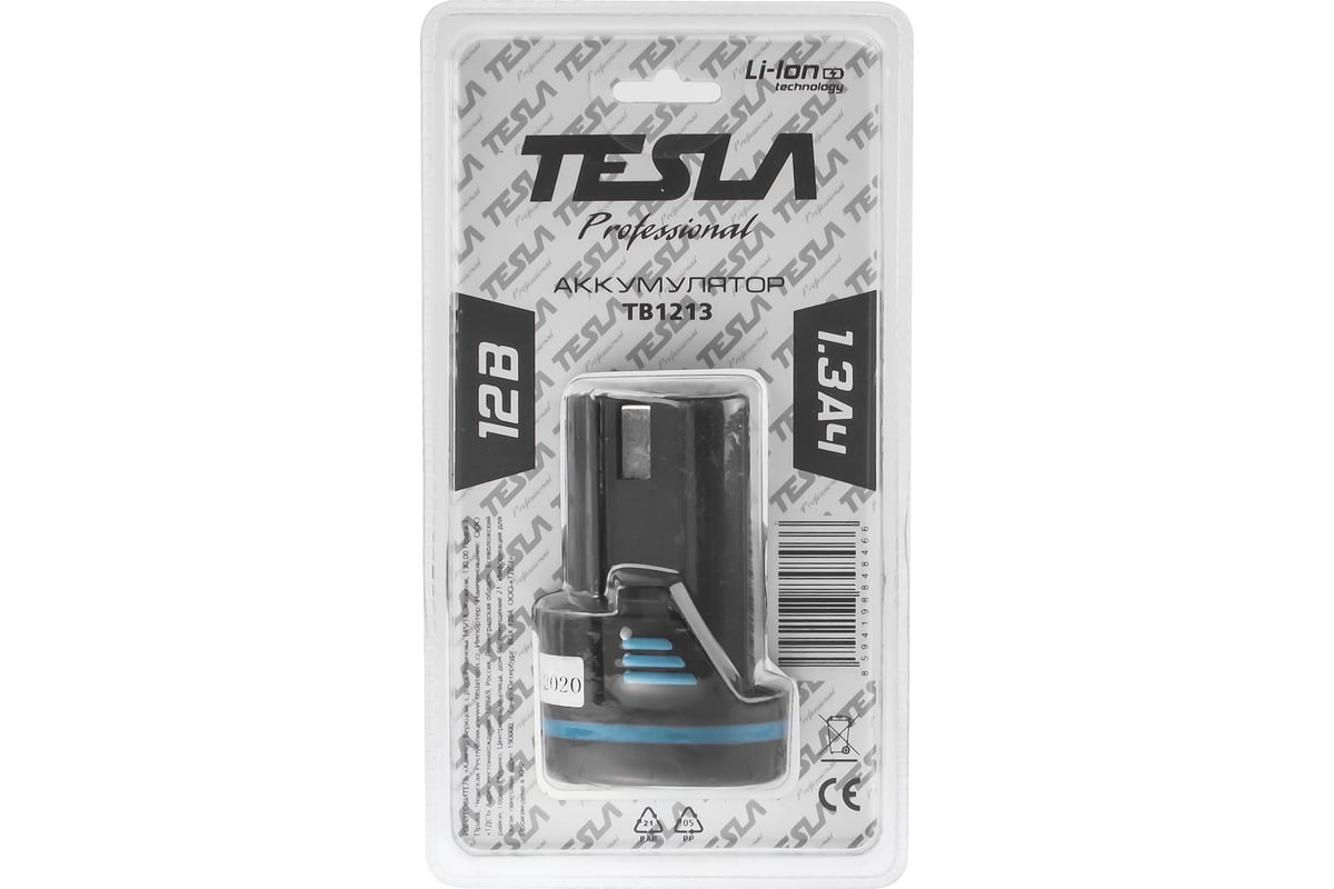 Аккумулятор TB1213 (12В; 1.3Ач) TESLA 671999 - выгодная цена, отзывы ...