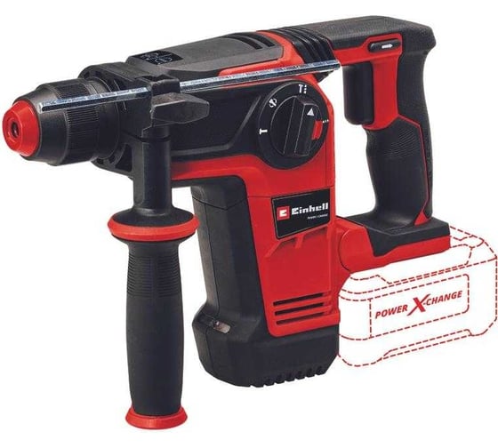 Перфоратор аккумуляторный Einhell PXC TP-HD 18/26 Li BL, 1x18В, SDS+, 2.6Дж, 26мм, 3 режима, кейс, без АКК и ЗУ 4514265 1