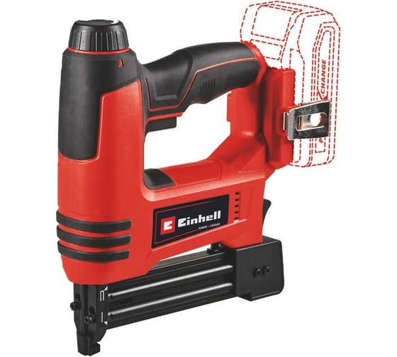 Гвоздезабиватель аккумуляторный Einhell PXC TE-CN 18 Li, 18В, скобы 16-22мм, гвозди 15-32мм, без АКК и ЗУ 4257790 1