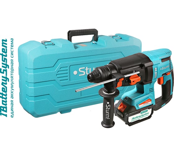 Аккумуляторный перфоратор Sturm 1BatterySystem CRH1832BLC