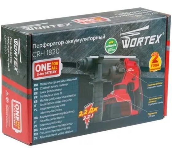 Аккумуляторный перфоратор WORTEX CRH 1820 ALL1 CRH18200003