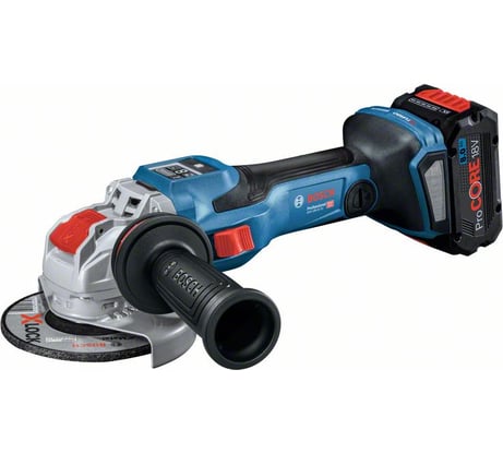 Аккумуляторная угловая шлифмашина Bosch X-LOCK GWX 18V-15 SC 06019H6501