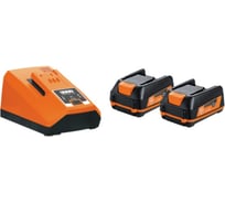 Комплект аккумуляторов (2 шт; 12V; 6.0Ah) с зарядным устройством Fein 92604316010
