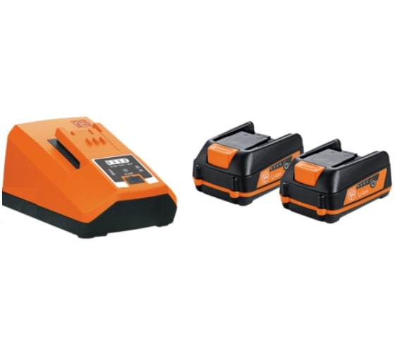 Комплект аккумуляторов (2 шт; 12V; 6.0Ah) с зарядным устройством Fein 92604316010