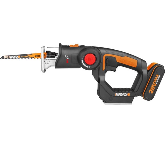 Аккумуляторный-лобзик/сабельная пила WORX Axis WX550.1