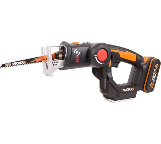 Аккумуляторный-лобзик/сабельная пила WORX Axis WX550.1