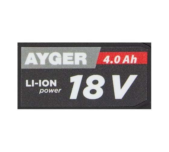 Аккумуляторная литий-ионная батарея AYGER 4.0 Ач 1840BLM