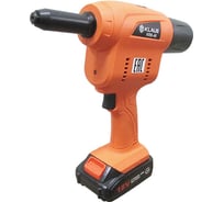 Заклепочник аккумуляторный KLAUE KRB-48 (1 аккумулятор 18В/2,0Ач) УТ000021792