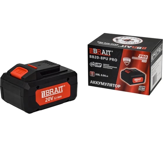 Аккумулятор BRAIT BB20-8PU PRO 21.02.566.101