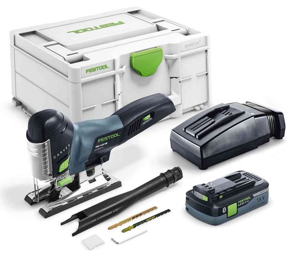 Аккумуляторный лобзик FESTOOL CARVEX PSC 420 HPC4 0 EBI-Plus 576525