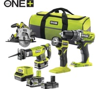 Набор из 4 инструментов Ryobi RCK184-252S 18В 5133005692