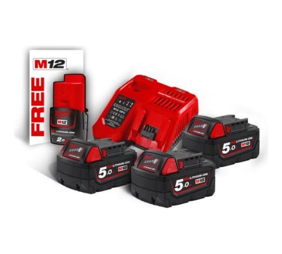Энергокомплект M18 NRG-503 (18 В; 5.0 Ач; Li-Ion) Milwaukee 4933451423 1