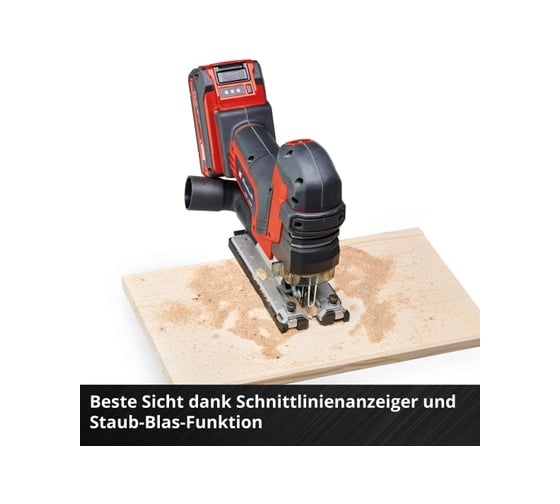 Аккумуляторный лобзик Einhell PXC TP-JST 18/135 Li BL,18В,135 мм, ход 26 мм, Quick, грибовидная ручка, без АКК и ЗУ 4321265
