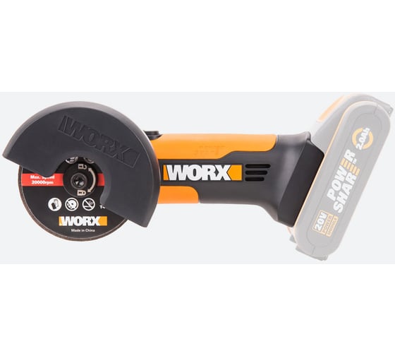 Угловая аккумуляторная шлифмашина WORX WX801
