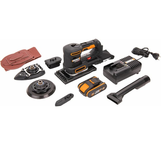 Аккумуляторная виброшлифмашина WORX WX820