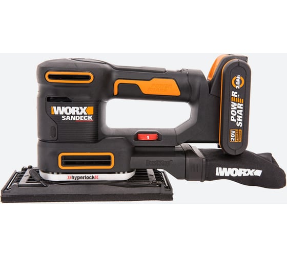 Аккумуляторная виброшлифмашина WORX WX820