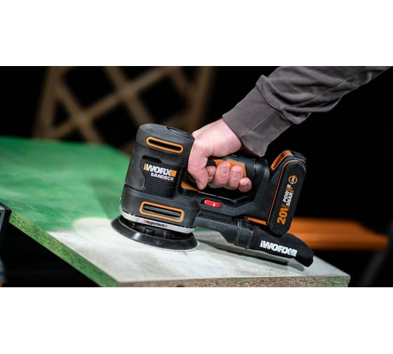 Аккумуляторная виброшлифмашина WORX WX820