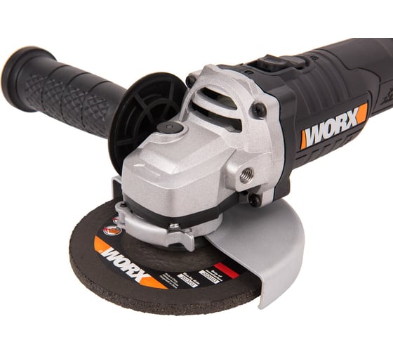 Угловая бесщеточная аккумуляторная шлифмашина WORX 125 мм, 20 В, бесщеточная, 4Ач х1, ЗУ 2А WX812