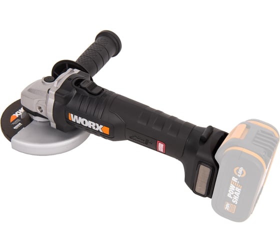 Угловая бесщеточная аккумуляторная шлифмашина WORX WX812.9