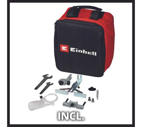 Аккумуляторный фрезер Einhell PXC TP-RO 18 Set Li BL,18В,10-30 т/мин,цанга 6/8 мм, 2 станины, без АКК 4350410