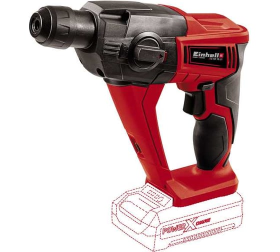 Аккумуляторный перфоратор Einhell PXC TE-HD 18 Li, 18 В,1.2Дж, ЗУ + 1 акк. 2.5 Ач 4513812SET