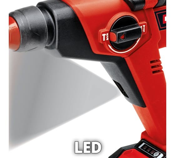 Аккумуляторный перфоратор Einhell PXC TC-HD 18/12 Li, 18 В,1.3 Дж, ЗУ + 1 аккумулятор 2.5 Ач 4513970SET