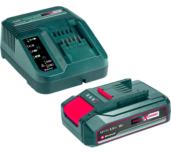 Аккумуляторный перфоратор Einhell PXC TC-HD 18/12 Li, 18 В,1.3 Дж, ЗУ + 1 аккумулятор 2.5 Ач 4513970SET
