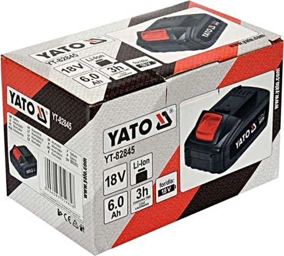 Аккумулятор YATO Li-Ion 18 V 6.0 Ah YT-828464