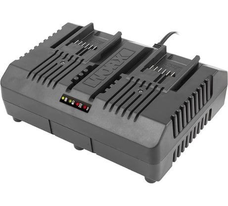 Двойное зарядное устройство WORX WA3883, 20В, 2*2A