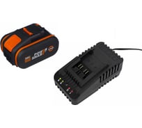 Комплект аккумулятор 4 Ач с зарядным устройством на 2А WORX WA3604