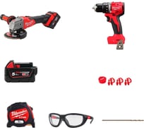 Набор инструментов Milwaukee M18 FSAG100P 100-летие 493310003