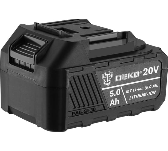 Аккумулятор DEKO MT Li-ion, 20В, 5.0А*ч, разъём UNV 084-1063
