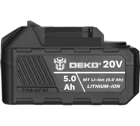 Аккумулятор DEKO MT Li-ion, 20В, 5.0А*ч, разъём UNV 084-1063