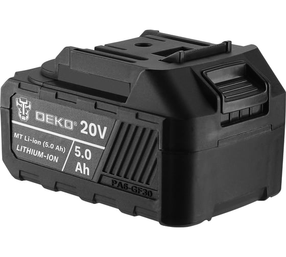 Аккумулятор DEKO MT Li-ion, 20В, 5.0А*ч, разъём UNV 084-1063
