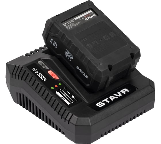 Быстрое зарядное устройство Ставр 18V UNI-M, 6А, Stavr SBC 18-6A-01, кабель 1.8 м 9120118102