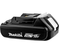 Аккумулятор Makita BL1820B LXT 18В, 2,0Ач, индикатор заряда, полиэтиленовый пакет, 1 шт 632H91-7
