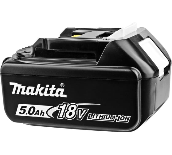 Аккумулятор Makita BL1850B LXT 18 В, 5 Ач, индикатор заряда, полиэтиленовый пакет, 1 шт 632G59-7