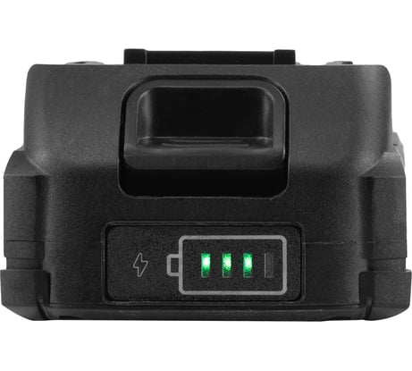 Аккумулятор Kolner 18В UNI-M Standard, 2.0Ач, KB 18-2ST-01, Li-lon, индикатор заряда, прорезиненный корпус, защита от перегрева, КЗ, перезаряда 8080118005