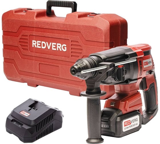 Аккумуляторный бесщеточный перфоратор REDVERG RD-RH18-24BLK/U 00006686440