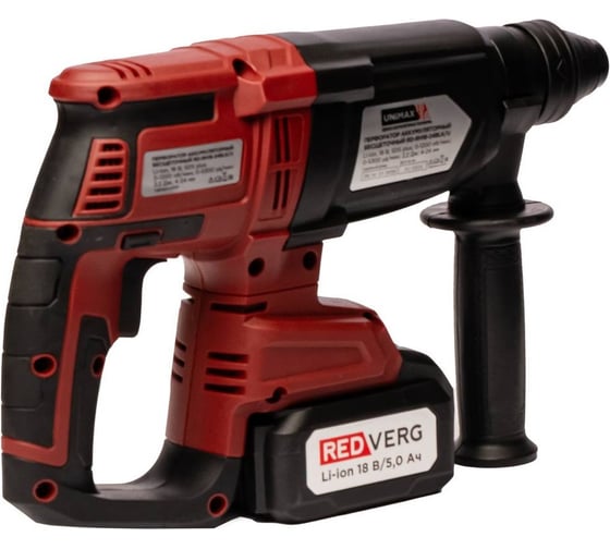 Аккумуляторный бесщеточный перфоратор REDVERG RD-RH18-24BLK/U 00006686440