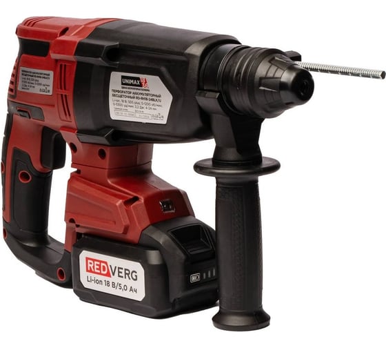 Аккумуляторный бесщеточный перфоратор REDVERG RD-RH18-24BLK/U 00006686440