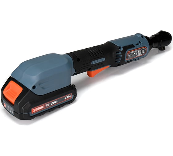 Трещотка аккумуляторная SENIX X2 20V, 1/2", 75Нм PDWX2-M13-EU