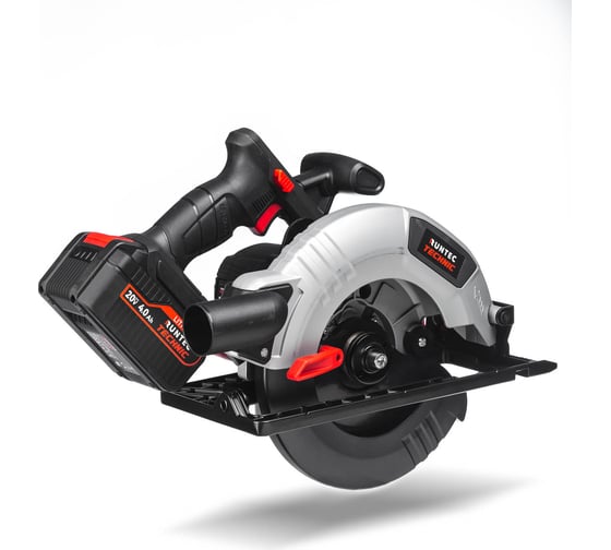 Пила циркулярная аккумуляторная RUNTEC TECHNIC 190x30 мм, 20В, 2x4Ач, 1000Вт RT-CS1000T